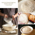 Round Bread Proofing Baskets 9 Inch with Liner Round Dough Proofing Bowls for Home Bread Making and Baking Set of 2...
