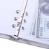Antner A6 Budget Binder Refillable 6 Ring Notebook Planner Cover for A6 Refill Paper, Money Saving Binder for Cash Envelopes, Marble A6 Mini Perso...