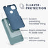 kwmobile Case Compatible with Google Pixel 4a Case - TPU Silicone Phone Cover with Soft Finish - Arctic Night...