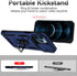 Hitaoyou Compatible iPhone 12 Pro Max Case with Camera Cover & Kickstand, Military Grade Shockproof, Blue...
