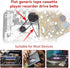 Recorder Rubber Belts - Cassette Recorder Repair Maintenance Mix Flat Cassette Tape Machine Rubber Belts 40-135MM (50PCS) (Width 3MM)...