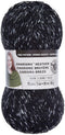 Loops & Threads Charisma Heather Yarn - Black - 3 oz - One Ball......