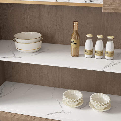 CRE8TIVE White Marble Contact Paper for Countertops Matte Marble Wallpaper Peel and Stick Removable Marble Countertop Contact Paper Waterproof Sel...