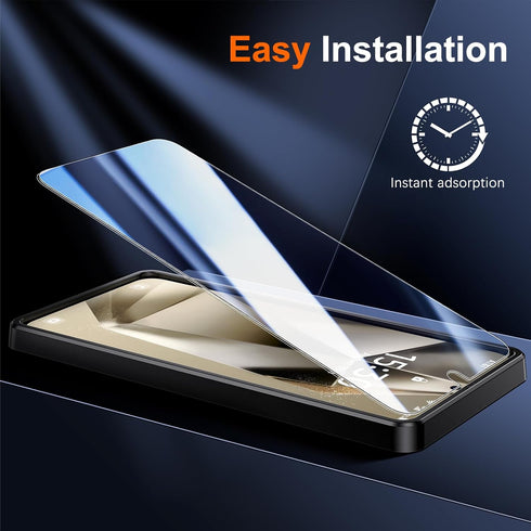 UniqueMe for Samsung Galaxy S24 Plus Screen Protector, Case Friendly HD Clear Anti-Scratch 9H Tempered Glass for S24 Plus 2 Pack + Camera Lens Pro...