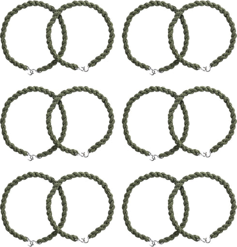 JOVITEC 12 Pieces Elastic Military Boot Bands Boot Blouses Military Straps Elastic Blousing Straps with Metal Hooks...