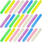 24PCS Plastic Toothbrush Case Six Colors Portable Dust-proof Toothbrush Cases Toothbrushes Holder for Daily and Travel Use (24)...