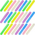 24PCS Plastic Toothbrush Case Six Colors Portable Dust-proof Toothbrush Cases Toothbrushes Holder for Daily and Travel Use (24)...