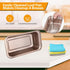 2pack Loaf Pan, 10inch Banana Bread Pan, Non-Stick Banana Bread Pan, Stackable Bread Pans for Homemade Bread, 10x5inch Small Bread Pans for Baking...