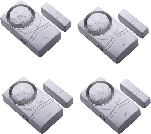 Wireless Home Security burglar alarm, Magnetic Sensor Door Window Alarm, Super Loud 110dB, Pool Door Alarm for Kids Pack of 4...