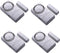Wireless Home Security burglar alarm, Magnetic Sensor Door Window Alarm, Super Loud 110dB, Pool Door Alarm for Kids Pack of 4...