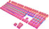Pudding Keycaps,Double Shot PBT Backlit 108 Keys Key caps Set for Mechanical Gaming Keyboard - Pink (Only Keycaps)...