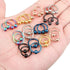 Kridzisw 14G Septum Nose Rings Eyebrow lip Rings Lobe Earrings Hoop 316L Surgical Steel Cartilage Helix Tragus Rook Daith Earrings Hoops Piercing ...