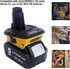 Lasica 2Pack DCA1820 18V to 20V Adapter Compatible with DEWALT 18V XRP Tools - Compatible with Dewalt 20V Max Battery DCB201 DCB203 DCB204 DCB206 ...