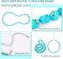 Glenmal 2 Pieces Long Turquoise Beads Endless Necklace Turquoise Choker Necklace Boho Western Necklaces for Women Handmade Turquoise Jewelry, 47''...