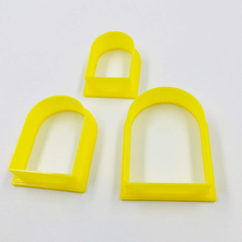 Set of 3 Arch Clay Cutter Set, Cookie Cutter, 3D Polymer Clay Cutter...