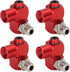 4PCS NPT 360 Degree Swivel Air Hose Connector 1/4in Industrial Air Fittings Pneumatic Tool Adapter Air Hose Joint Coupler...