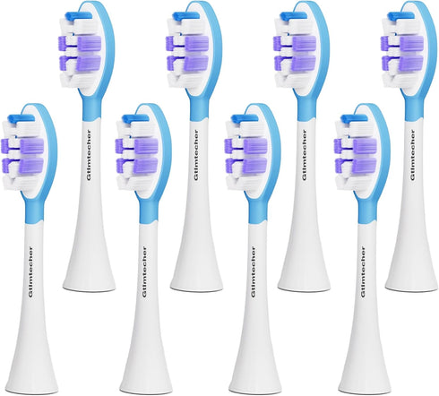 Electric Toothbrush Heads for Philips Sonicare Replacement Heads, 8 Pack Replacement Toothbrush Heads Soft Philips Sonicare A3 Sensitive Replaceme...