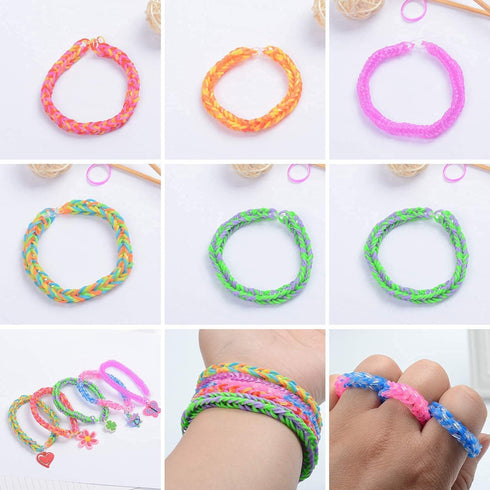 Yestrong 2000+Rubber Band Bracelet Kit, Loom Bracelet Making Kit, Rubber Bands Refill Loom Set, Rubber Bands for Bracelets Making Kit...