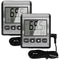 2 PCS Fridge Refrigerator Thermometer Freezer Digital Thermometer Temperature Big LCD Stainless Panel Room Temperature Monitor with Max/Min Temper...