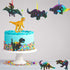 Outus 120pcs Scratch Dinosaur Craft Art Kits for Kids with 48 Scratch Dinosaur Paper24 Wooden Styluses and 48 Ribbons for Theme Birthday Party Gam...