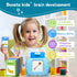 Talking Flash Cards for Toddlers, 224 Common Words, Language Therapy, Sensory Interactive Toy for Autism, Educational Learning Gift for Boys and G...