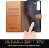 SUANPOT for Samsung Galaxy S21+/S21 Plus 6.7"(NON S21 6.2") with RFID Blocking Leather Wallet case Credit Card Holder, Flip Folio Book Phone case ...