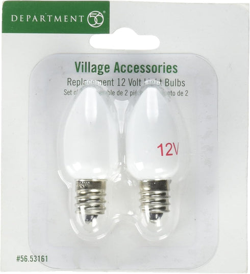 Department 56 Accessories for Villages Replacement 12-Volt Light Bulb, White...