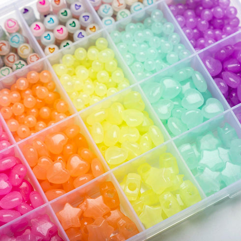 1020Pcs Candy Color Acrylic Alphabet Letter Beads Round Number Heart Star Beads Colorful Plastic Pastel Kandi Loose Beads Bulk for Bracelets Jewel...