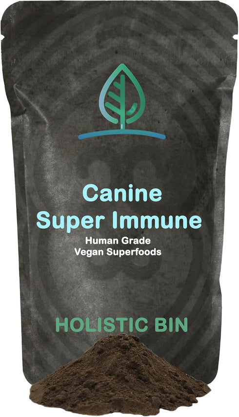 Canine Super Immune Human Grade Beet, Chlorella, & Medicinal Mushroom Blend with Reishi, Maitake, & Turkey Tail Mushroom for Dogs | Powdered Dog I...