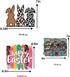 3 Sheets Easter Day Rabbit Eggs on Transfers Letter Pattern Transfer Stickers Cute Leopard HTV Heat Iron Transfer Paper Heat Transfer Decals for T...
