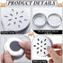 Oudain 12 Pack Dog Scent Work Tins, Dog Scent Training Box, Dog Nose Metal Container with 12 Magnetic Dots, Dog Scent Training Kit Smell Training ...
