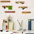 6Pack Cork Board Bar Strips for Wall,15x2inch-1/2inch Thick Self Adhesive Bulletin Bar Strips with 50 Push Pins for Paste Notes,Photos, Schedules,...