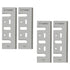 FOXBC 3-1/4 Inch Tungsten?Carbide Planer Blades Replacement for Makita, DeWalt, Bosch, Ryobi and most Hand-Held Planer - 2 Sets...