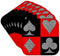 3dRose CST_218679_2 Poker Four of a Kind Aces Cool Design Popular Image Soft Coasters (Set of 8)...