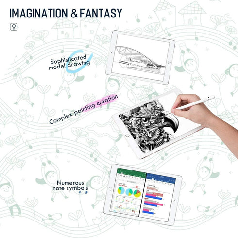 2023 Upgraded Active Stylus Pens for Touch Screens, Stylus Pencil Compatible for Apple,Capacitive Pencil for Kid Drawing, Writing,High Sensitivity...