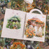 Dwpetzo PET Transparent Garden Stickers for Scrapbooking, Flower Plant Gardening Natural Tree Roses Stickers for Junk Journaling Scrapbook Supplie...