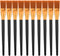 10 Pieces Paint Brushes for Acrylic Painting, Nylon Paint Brushes 1 Inch Wide Flat Paint Brushes Set for Artists Professional Amateurs Gouache & A...