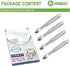 Mini Serving Tongs 5-Inch Stainless Steel Small Appetizer Tongs, Set of 4...