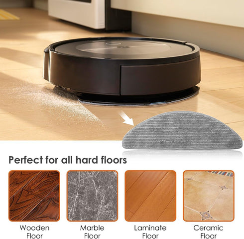 Vacuum Accessories Kit for Irobot iRobot Roomba Combo i5, i5+,j5, j5+ Robot Vacuum- 4 Mop Pads...