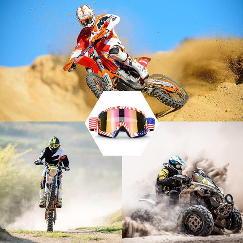 JAMIEWIN Motocross Motorcycle Goggles Riding Glasses Dirt Bike ATV Downhill goggles Mx Goggle Glasses for Youth Kids Men Women(C61)...