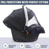 Baby Mosquito Net for Infant Car Seats,Infant Stroller and Bassinets, Carrier,Breathable with Elastic Netting for Easy Fitting, Portable Durable &...