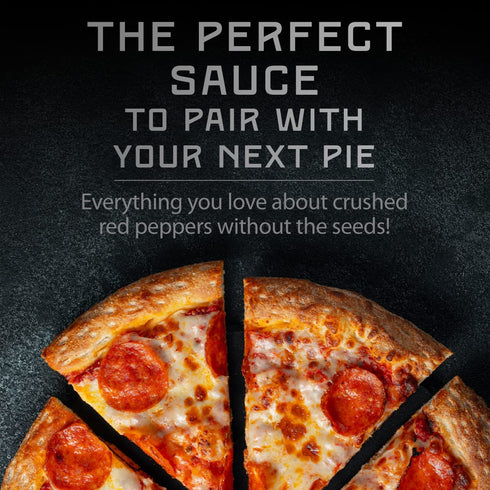 Melinda’s Pizza Hot Sauce - Crushed Red Pepper Sauce Made with Fresh Ingredients, Cayenne Peppers, Garlic, Tomatoes - Gourmet Spicy Pizza Sauce - ...
