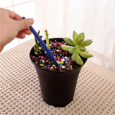 2Pcs Blue Mini Garden Hand Succulent Transplanting Tools,Widger Plastic Seedlings Dibber Sowing Digging Mini Garden Hand Tools for Home Garden,Gar...