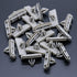 Rexka 20pcs Fender Wheel Flare Moulding Clip for Jeep Liberty KK KJ 2002-2012 Jeep Grand Cherokee Dodge Ram 1500 Nitro Durango Avenger Sebring Chr...