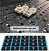 120pcs Keyboard Shaft Pads Mechanical Keyboard Shaft Film 1.65 x 1.55cm Poron Keyboard Switch Pad Compatible with Cherry MX Compatible with Gatero...