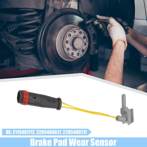 ACROPIX Front and 2 Rear Brake Pad Wear Sensor Lead Replacement Fit for Mercedes-Benz C230 - Pack of 2 Black Gold Tone...