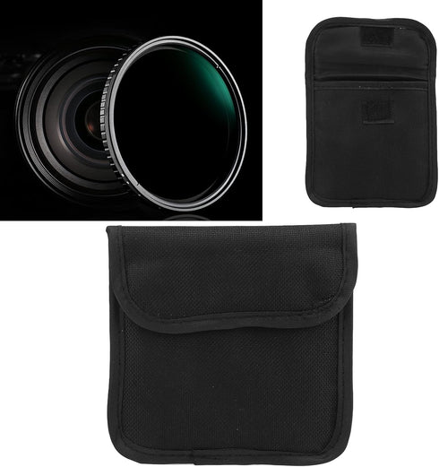 Filter Case, 1 Pocket Camera Lens Filter Carrying Case Nylon Waterproof Storage Bag,for Filters Up to 82mm......