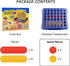 4 in a Row Game - 6 Spare Discs Included, Board Games Toys for Kids, Classic Four in a Row and Family Fun Games for Ages 3 4 5 6 7 8 12 Year Old B...