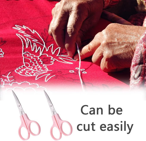 1 Pcs Small Embroidery Curved Scissors Cross Stitch Sewing Craft Small Tools DIY Scissors for Crafting, Sewing, Dressmaking, Cloth...