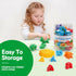 Matching Letters Dinosaur Toy, Double-Sided ABC Letters Dinosaur Match Game Preschool Fine Motor Toy with Uppercase Lowercase Alphabet, Educationa...
